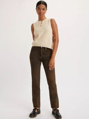 LEVI'S® X Emma Chamberlain 501® Straight Leg Original Jeans Tree Ring Size 23